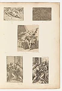 Joseph and Potiphar's Wife by Master F. P.