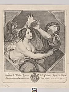 Joseph and Potiphar's Wife by Lorenzo Zucchi|Carlo Cignani
