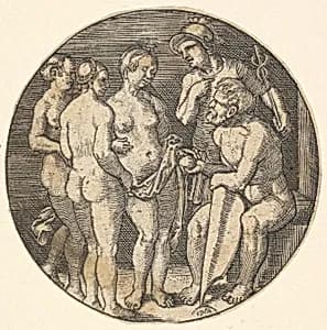Judgment of Paris (copy) by Jacob Binck|Barthel Beham