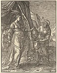 Judith, after Goltzius