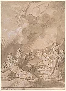 Juno Appearing to Sea Gods