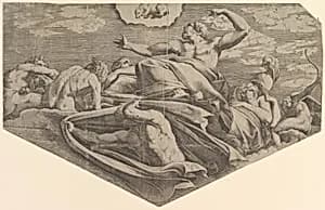 Jupiter and Callisto by Master FG|Francesco Primaticcio