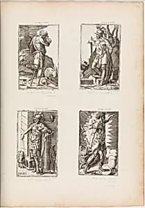 Jupiter, from Planets, plate 2 by Giulio Bonasone|Georges Reverdy