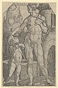 Jupiter, from "The Seven Planets" by Heinrich Aldegrever