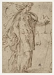 Justice Holding Scales