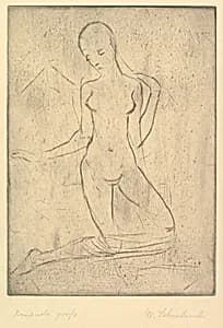 Kneeling One (Kneide, groß) by Wilhelm Lehmbruck
