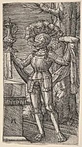 Knight with Bread and Wine by Albrecht Altdorfer