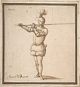 Knight with Lance by Baccio del Bianco