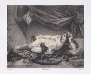 Portrait of Charles Alexandre Debacq|Eugène Delacroix|Bertauts