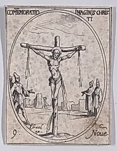 La Commémoration de l'Image du Christi (The Commemoration of the Image of Christ), November 9th, from "Les Images De Tous Les Saincts et Saintes de L'Année" (Images of All of the Saints and Religious Events of the Year) by Israël Henriet|Jacques Callot