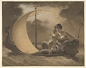 La Folie l'égare (Folly Adrift) by Pierre Paul Prud'hon|Jean-Baptiste Mallet