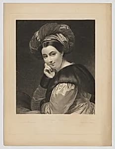 La Jeune Parisienne by Samuel William Reynolds, the elder|Claude-Marie Dubufe