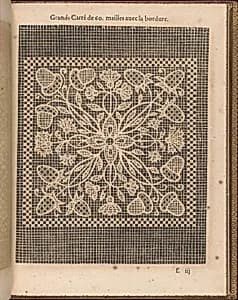 La Pratique de l'Aiguille, page 42 (recto) by Matthias Mignerak|Pierre Firens|Marie de Medici|Jean Le Clerc