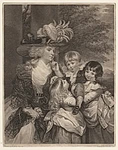 Lady Smith and her Children by Francesco Bartolozzi|Sir Joshua Reynolds|Lady Charlotte Sophia Smith