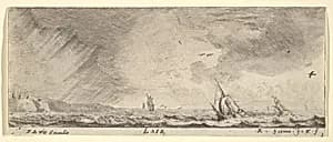 L'Air, from The Elements by Reinier Nooms, called Zeeman|Frederick de Wit