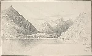 Lake of Thun looking North by Clarkson Stanfield