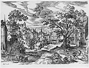 Landscape by Hans Bol