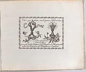 Landscape containing "Four Secretly Hidden Silhouettes" by George III, King of Great Britain and Ireland|Charlotte, Queen of England|Marie Antoinette, Queen of France|Louis XVI, King of France|Anonymous, German, 18th century