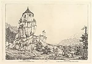 Landscape, Mariastein in Tyrol by Johann Christoph Erhard|C. Viehbeck