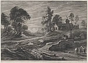 Landscape with Draw-Well by Peter Paul Rubens|Cornelis Galle I