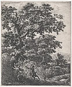 Landscape With Pan and Syrinx by Anthonie Waterloo