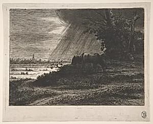 Landscape with Storm by baron Dominique Vivant Denon