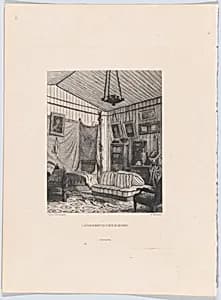 L'appartement du Comte de Mornay by Adolphe Martial Potémont, called Martial|Eugène Delacroix|A. Beillet