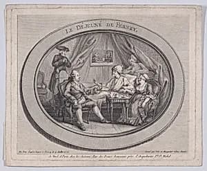 Le Déjeuné de Ferney by François Denis Née|Louis Joseph Masquelier|baron Dominique Vivant Denon