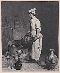 Le Garçon Cabartier by Jean Siméon Chardin