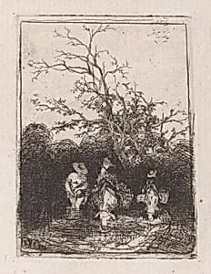 Le Gué (The Ford) by Rodolphe Bresdin