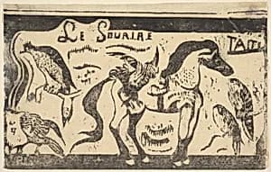 Le Sourire;Taiti (Smile; Tahiti) by Paul Gauguin