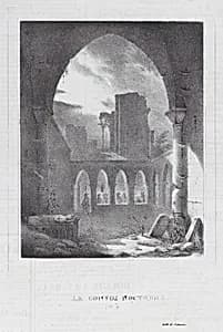 L'Eglise en Ruines by Jules David|Anonymous