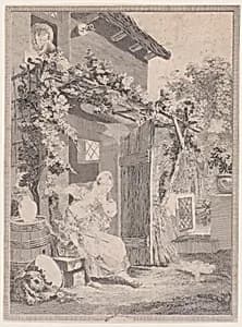 Les amours champêtres by Pierre Philippe Choffard|Pierre Antoine Baudouin