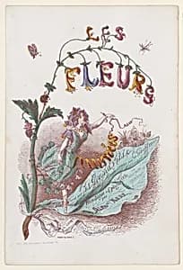 Les Fleurs Animées, Title Page by Alphonse Karr|Gabriel de Gonet|J. J. Grandville|Dubuisson|Charles-Michel Geoffroy