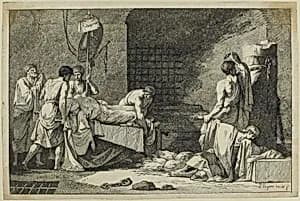 Les funérailles de Miltiade by Pierre Peyron