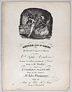 Letter Written from Alger