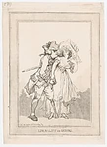 Liberality and Desire by Thomas Rowlandson|S. W. Fores