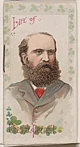 Life of Charles Stewart Parnell, from the Histories of Poor Boys and Famous People series of booklets (N79) for Duke brand cigarettes by W. Duke, Sons & Co.|Knapp & Company