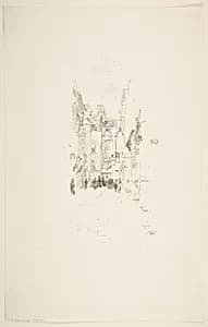 Little Court, Cloth Fair by James McNeill Whistler