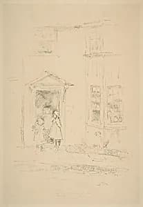 Little Doorway, Lyme Regis by James McNeill Whistler