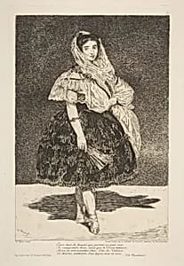 Lola de Valence by Edouard Manet|Auguste Delâtre|Cadart & Luquet