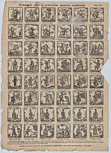Lottery game for children by Antonio Bosch