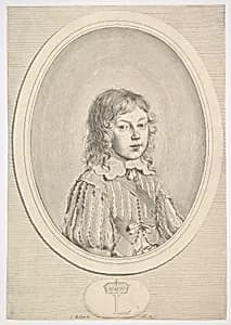 Louis XIV as a Child by Claude Mellan|Louis XIV, King of France