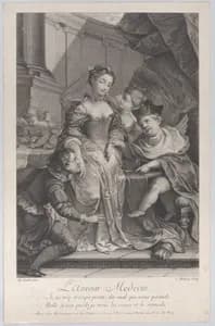 Portrait of Louis Surugue|C. Mathey|Jacques Courtin