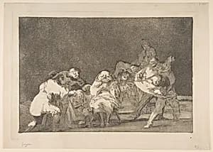 'Loyalty' from the 'Disparates' (Follies / Irrationalities) by Goya (Francisco de Goya y Lucientes)