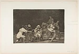 'Loyalty' from the 'Disparates' (Follies / Irrationalities) by Goya (Francisco de Goya y Lucientes)