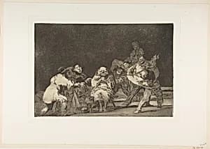 'Loyalty' from the 'Disparates' (Follies / Irrationalities) by Goya (Francisco de Goya y Lucientes)