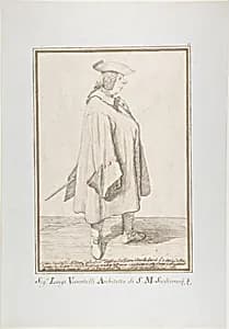 Luigi Vanvitelli by Pier Leone Ghezzi
