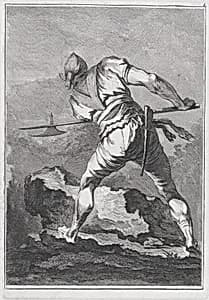 Lunging Soldier Seen from Behind by Philippe Jacques de Loutherbourg|Matthias Pfenninger