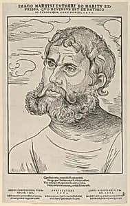 Luther as 'Junker Jorg' by Lucas Cranach the Elder